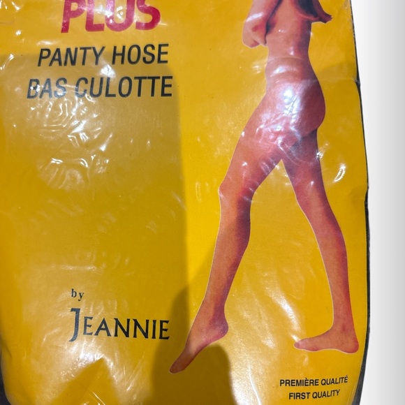 Fashion Queen size by Jeannie chocolate brown  Taupe pantyhose XX - Picture 7 of 7